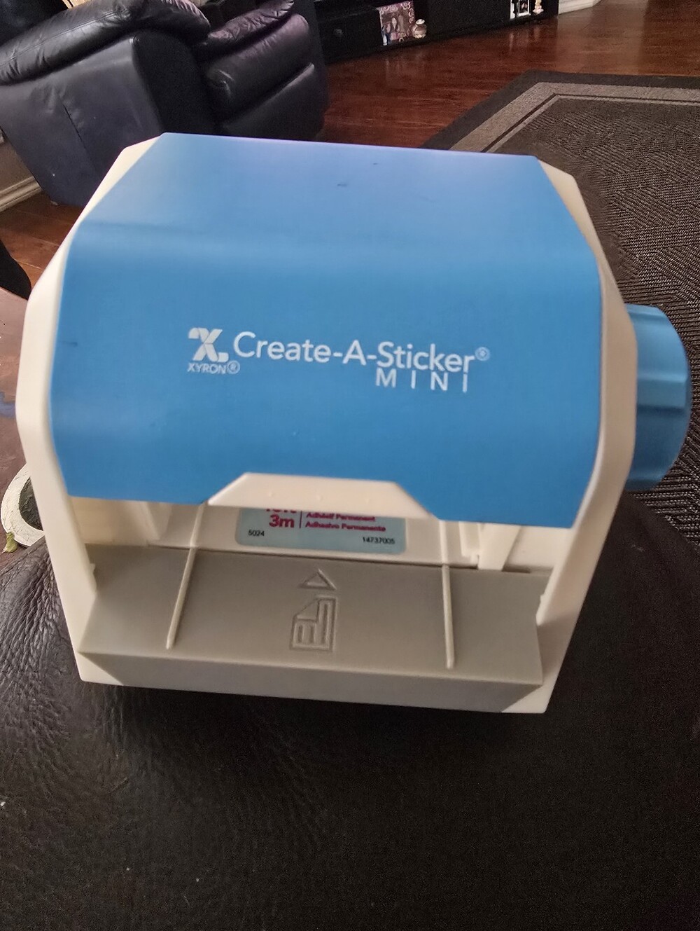 Create-A-Sticker Mini Sticker Maker in Blue & White - Picture 8 of 10
